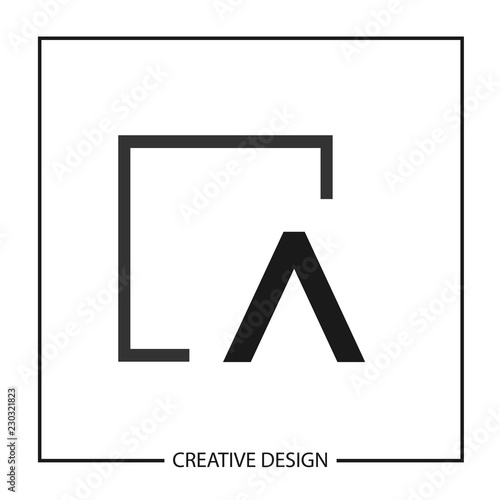 Letter A Logo Template Design