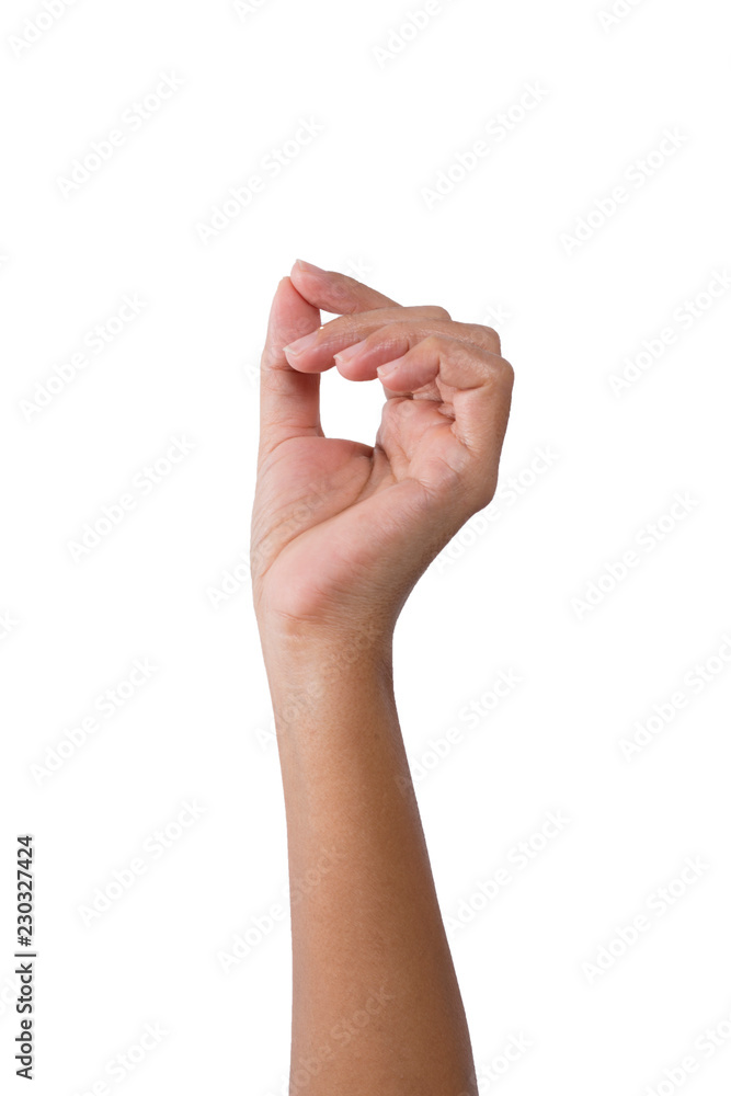 Naklejka premium Female hand beauty