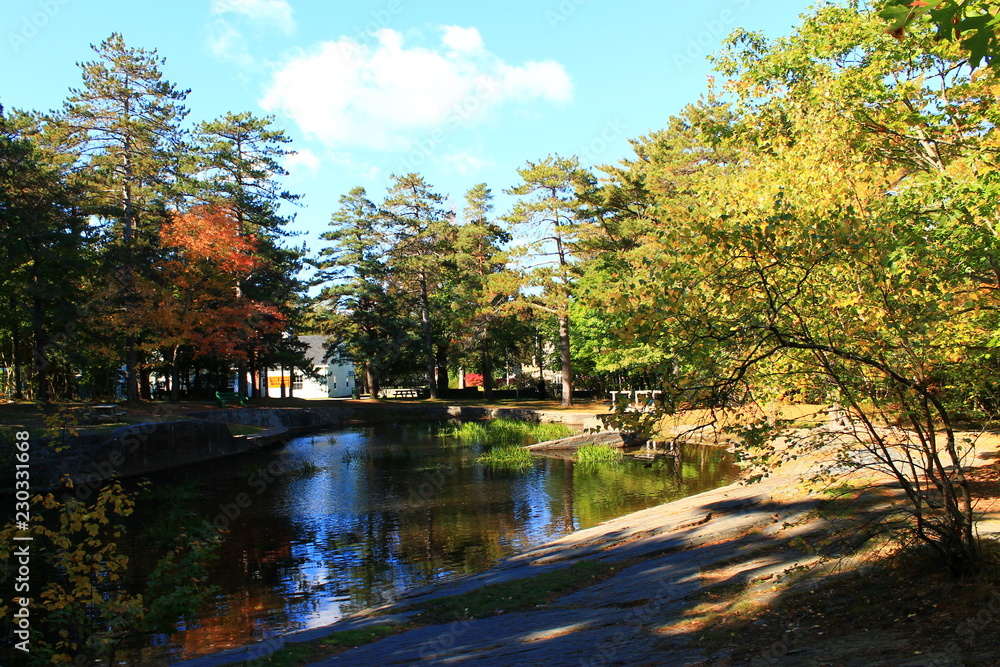 Fototapeta premium Walking Tours in Canada