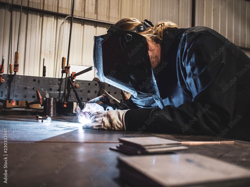 Obraz premium Welder