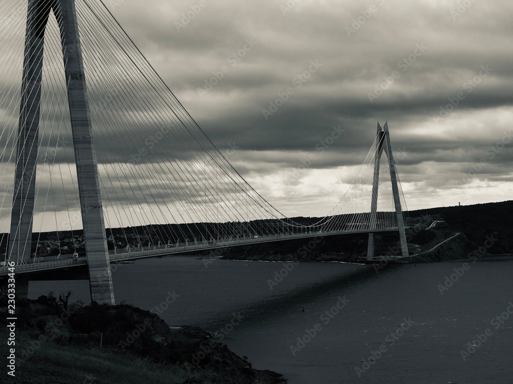 Fototapeta premium istanbul bosphorus bridge turkey view