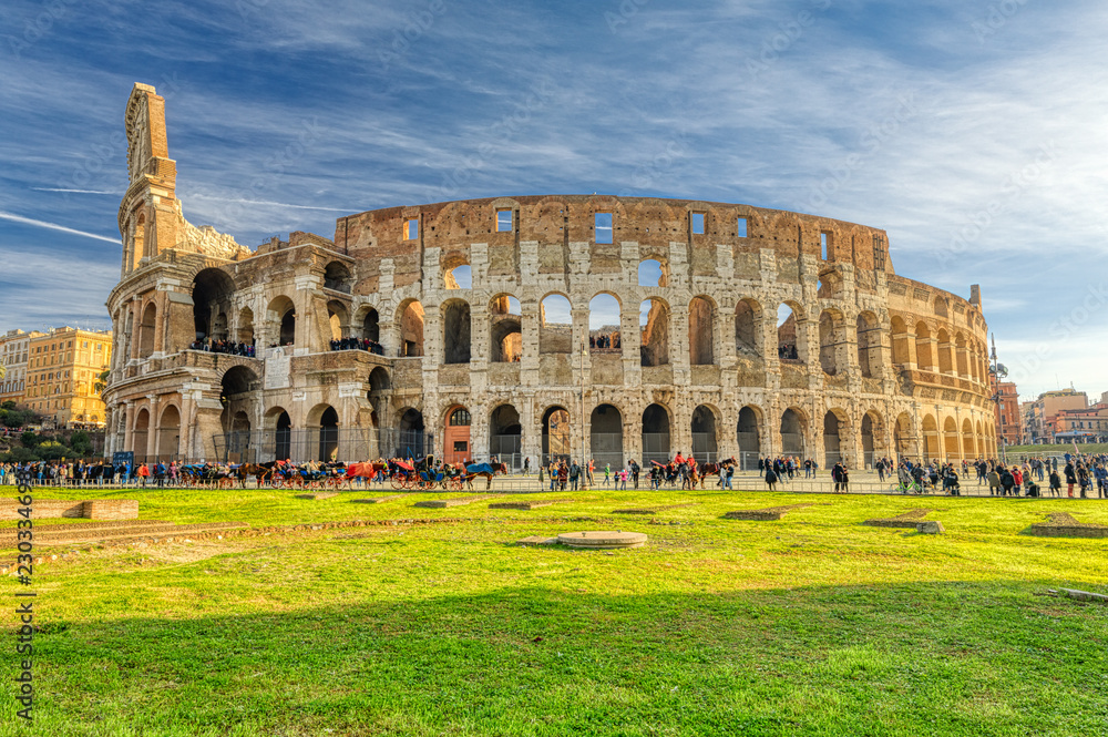 Iconic Ancient Roman Gladiatoral Arena