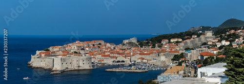Dubrovnik, Croatia, known as the Pearl of the Adriatic, one of the most prominent tourist destinations in the Mediterranean, a UNESCO World Heritage site. © V. Korostyshevskiy
