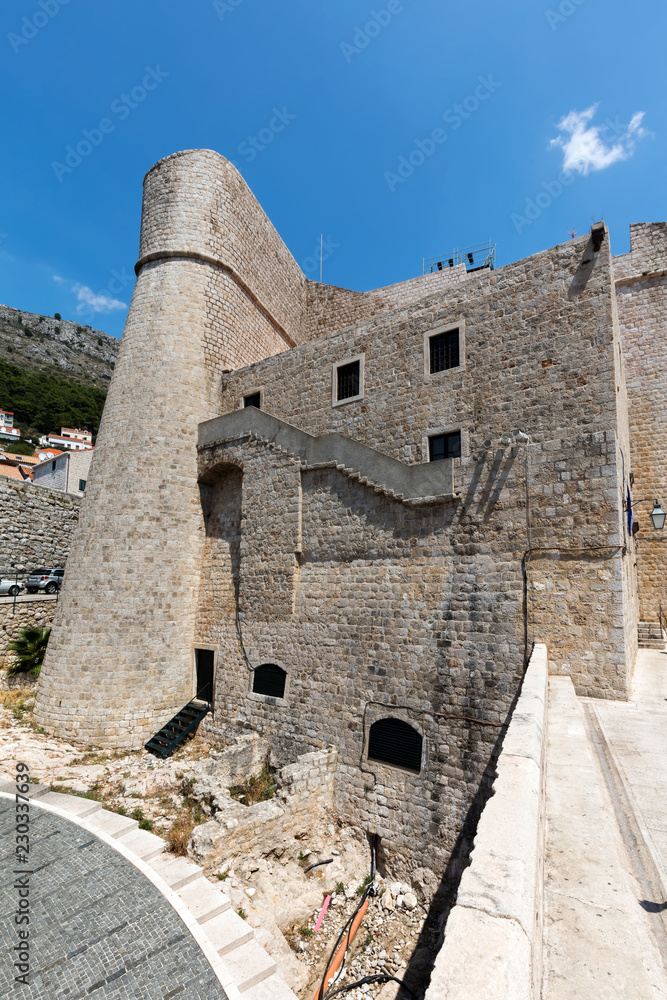Revelin Fort In Dubrovnik Croatia Completed In 1549 And Survived The 1667 Earthquake Intact Stock Photo Adobe Stock