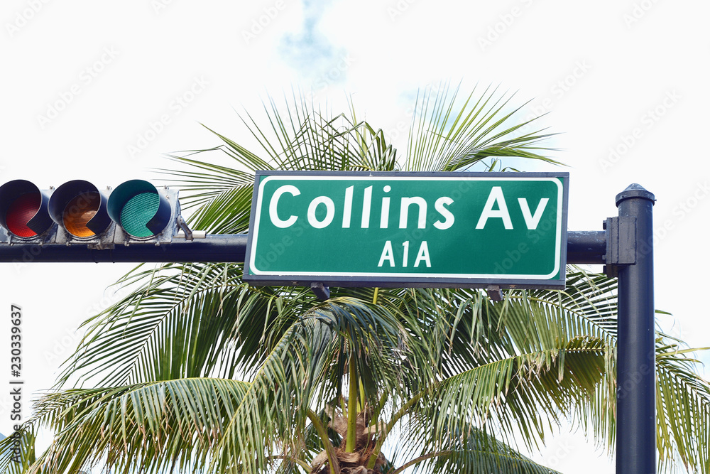 Collins Avenue sign