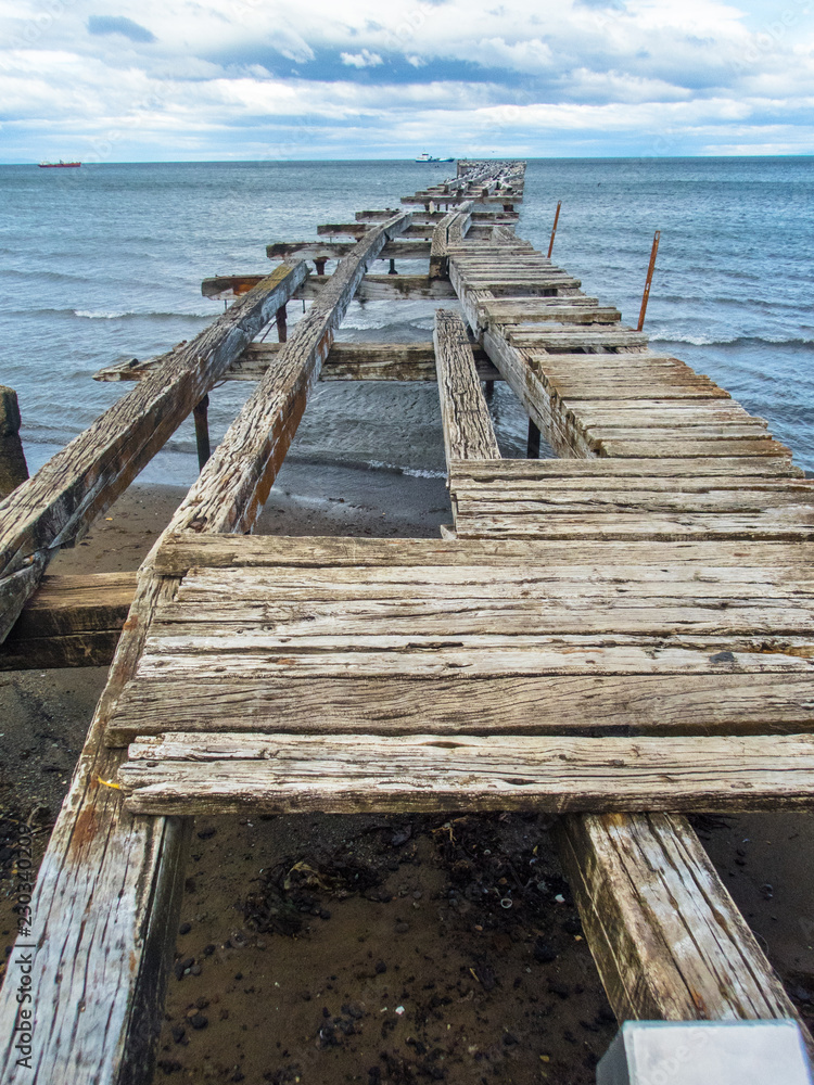 Old Pier In Chilie