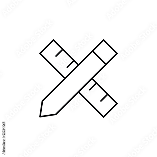 customizable icon. Element of simple web icon. Thin line icon for website design and development, app development. Premium icon