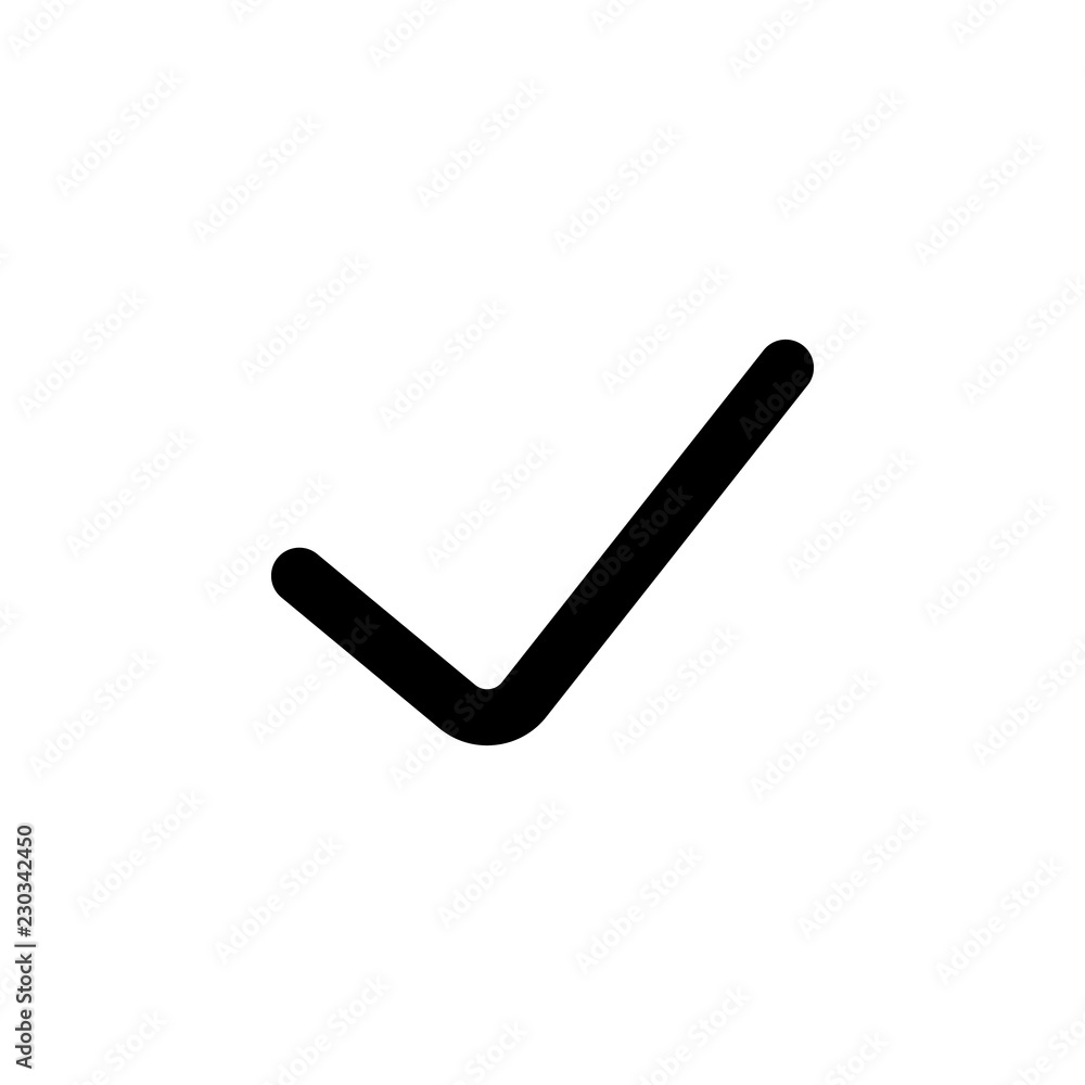 checked mark icon. One of simple collection icons for websites, web design, mobile app checked mark icon. One of simple collection icons for websites, web design, mobile app