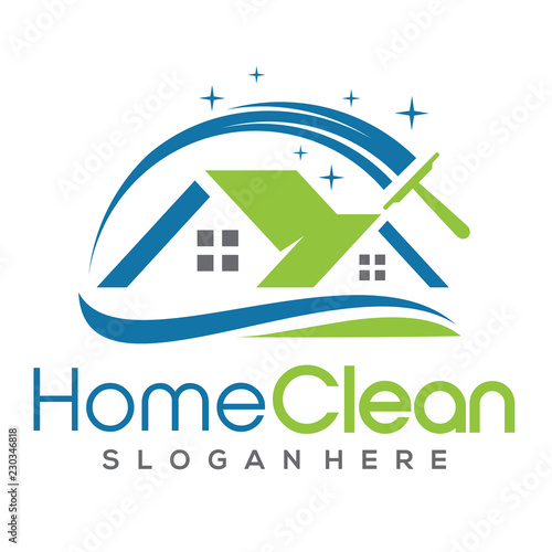 Cleaning Service Logo Vector Inspiration