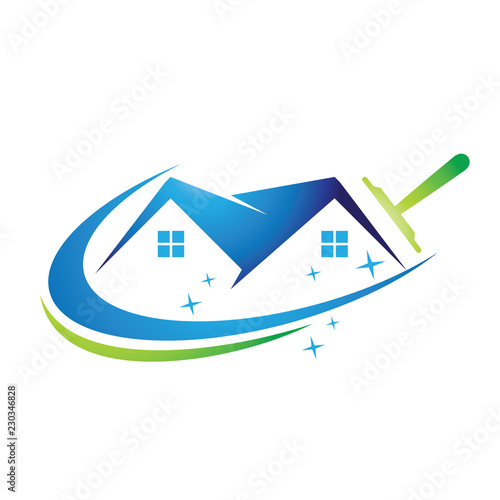 Cleaning Service Logo Vector Inspiration