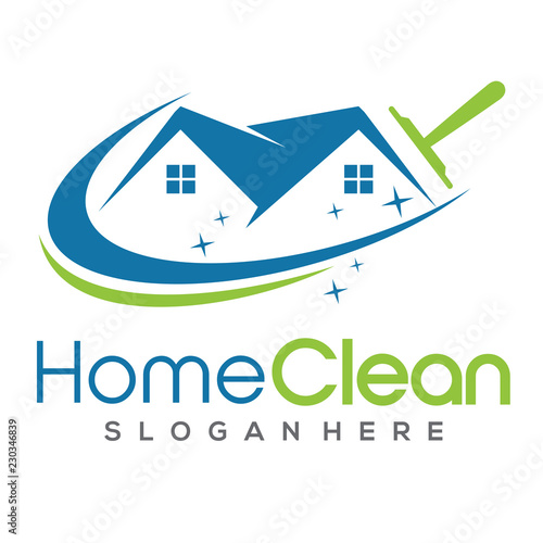 Cleaning Service Logo Vector Inspiration