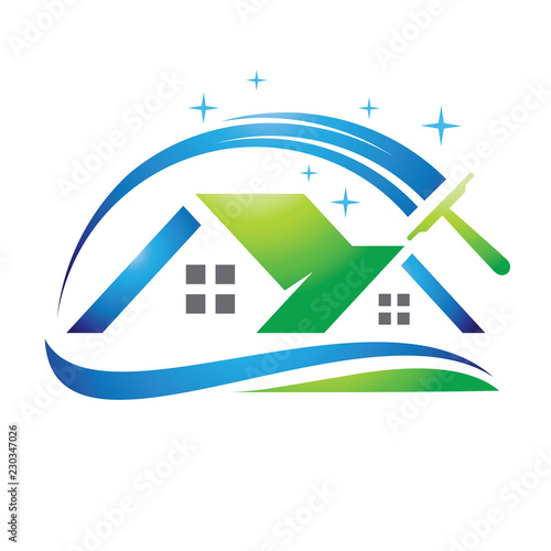 House Cleaning Service Logo design Inspiration