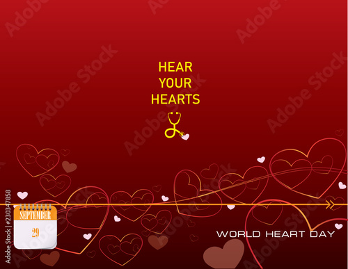 Post Card for heart day