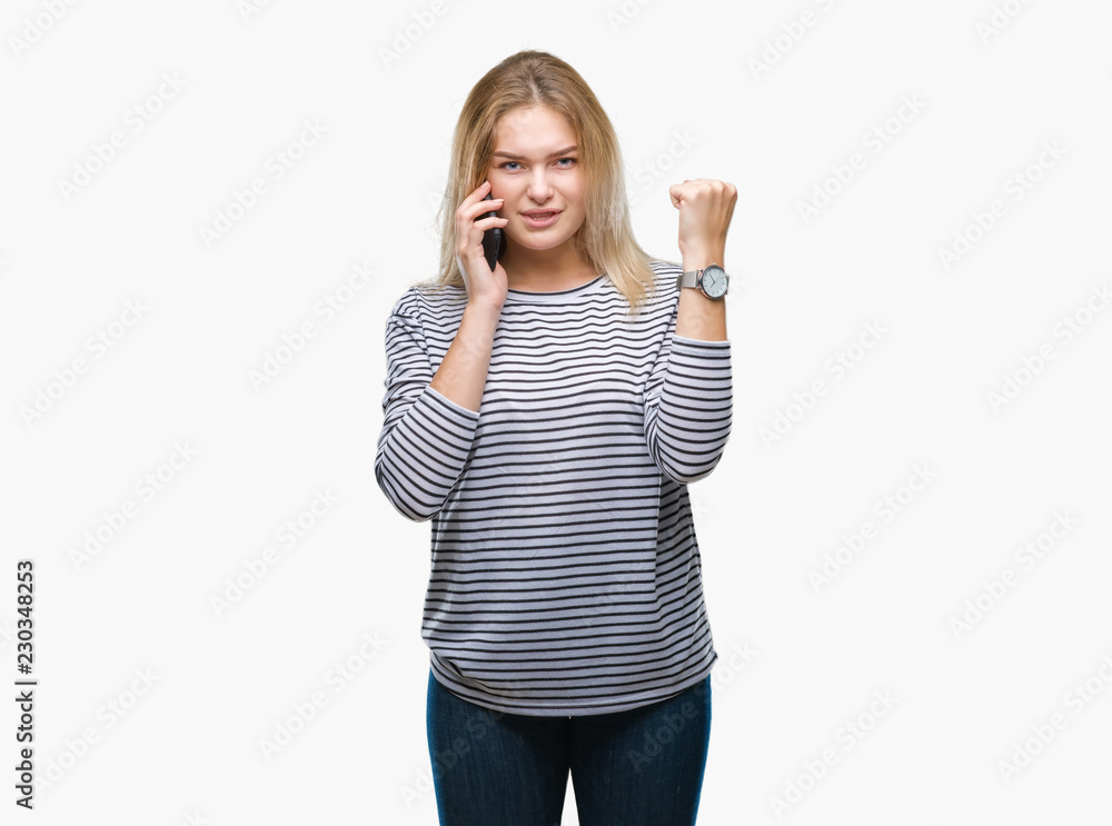 Young caucasian woman showing smartphone screen over isolated background annoyed and frustrated shouting with anger, crazy and yelling with raised hand, anger concept Young caucasian woman showing smartphone screen over isolated background annoyed and frustrated shouting with anger, crazy and yelling with raised hand, anger concept