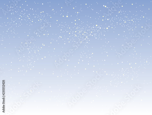 Blue Cover, Banner or Background with Snowflakes.
