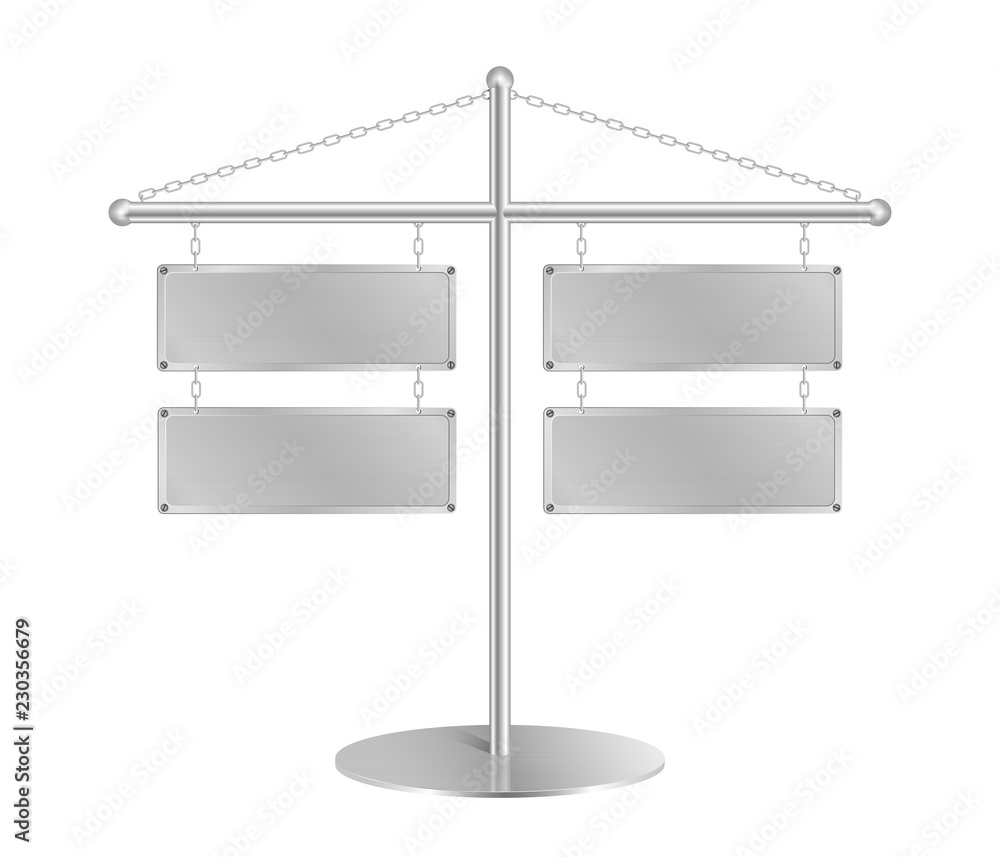 Obraz premium frame of metal on aluminium plate