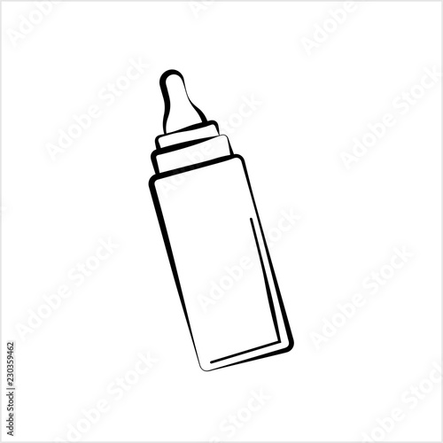 Baby Bottle Icon, Milk, Water Bottle Icon