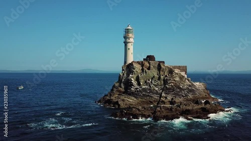 Above the Fastnet lighthouse
