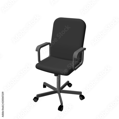 Office chair. Isolated on w...