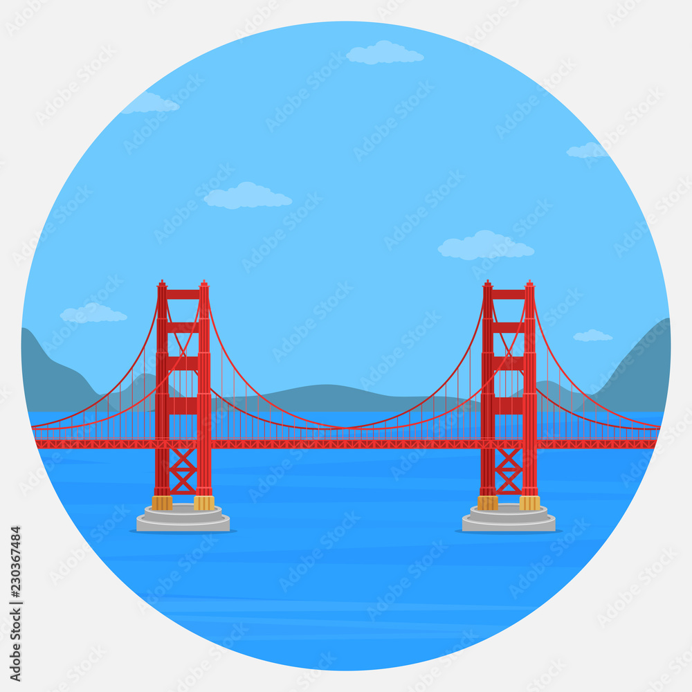 Fototapeta premium Golden gate bridge in San Francisco