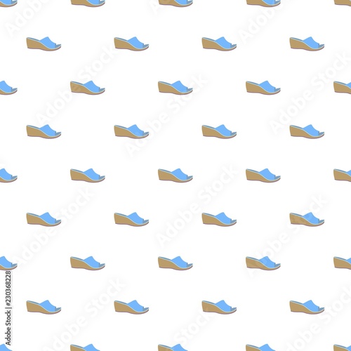 Woman slippers pattern seamless repeat background for any web design