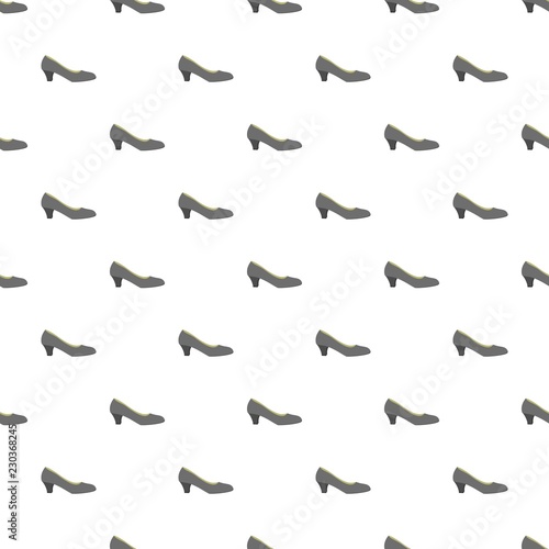 Black woman shoe pattern seamless repeat background for any web design © nsit0108