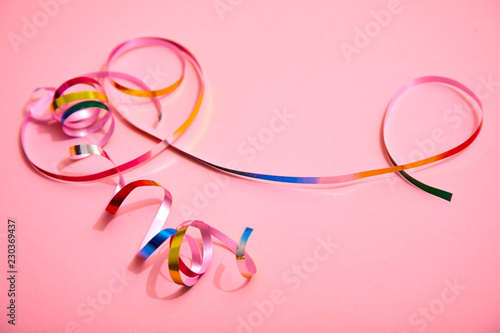 holiday colorful ribbons