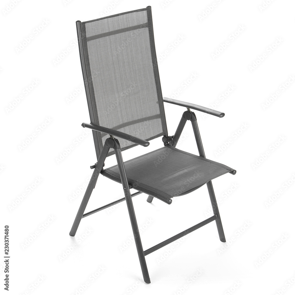 folding chair on white background folding chair on white background