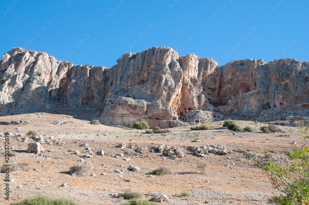 Fototapeta premium Arbel Cliff, lower Galilee