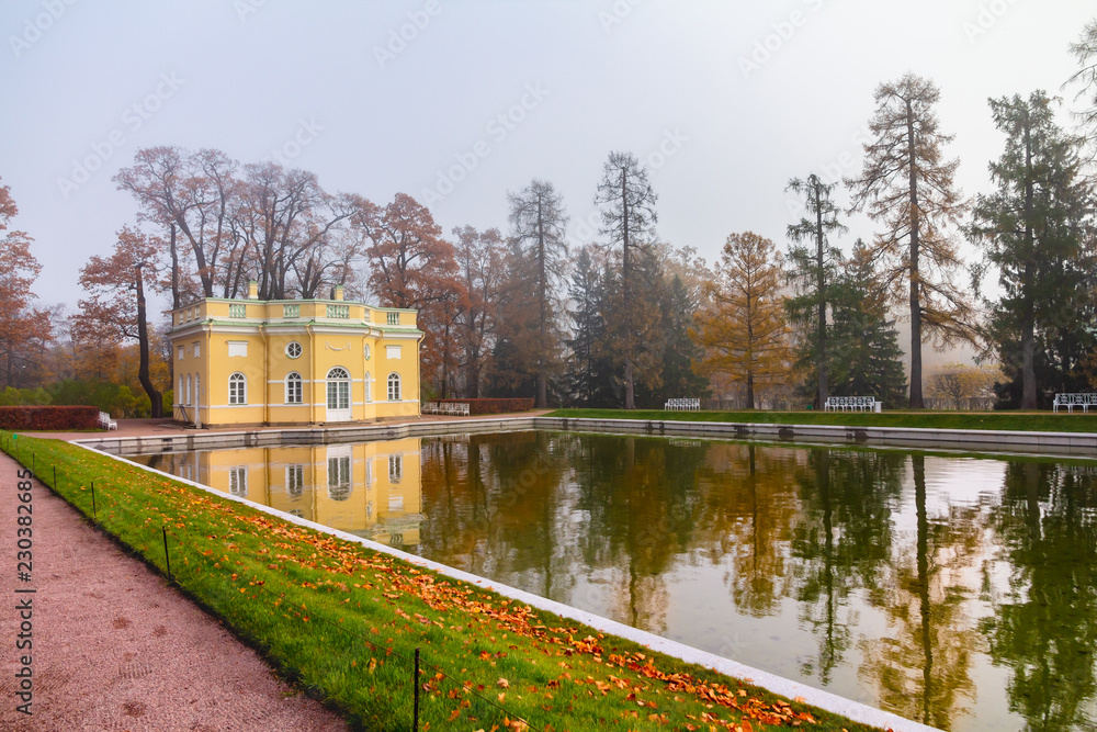 Upper bathroom. Catherine Park in Pushkin, St. Petersburg, Russia