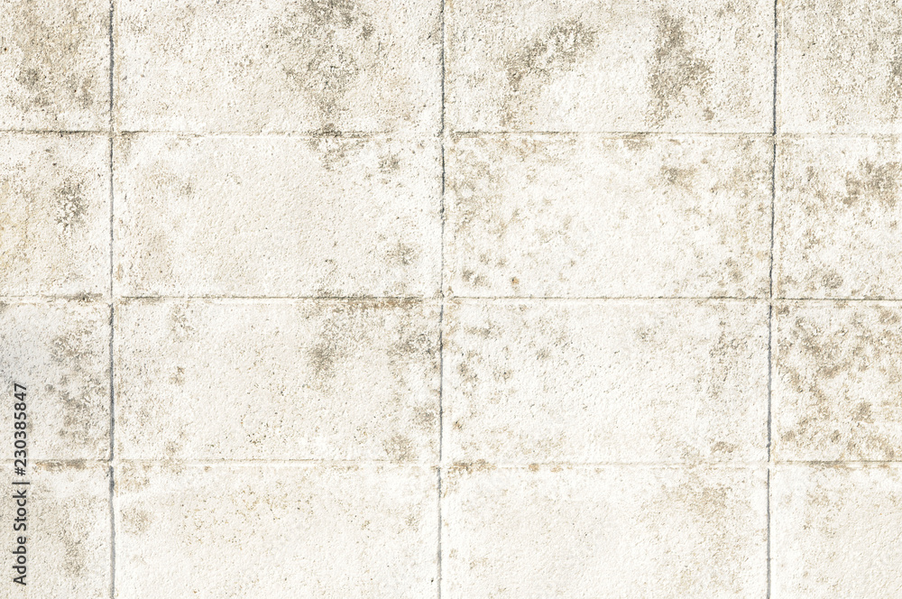 Naklejka premium 古いブロック塀