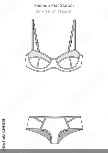 Underwear Vector Images Illustrator template