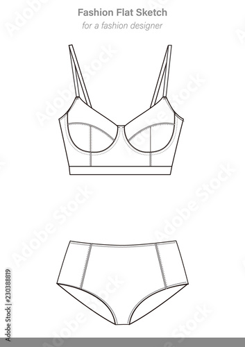 Underwear Vector Images Illustrator template