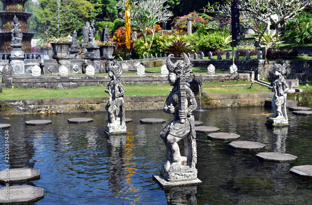 Tirta Gangga ('Water from the Ganges'), a beautiful water palace built from 1948, East Bali, Indonesia