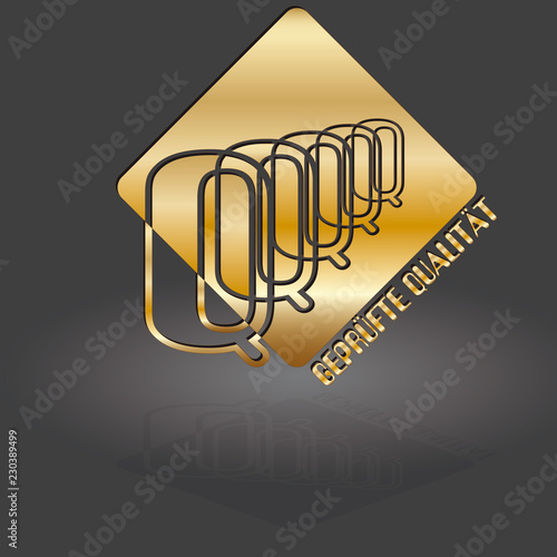 geprüfte Qualität gold
