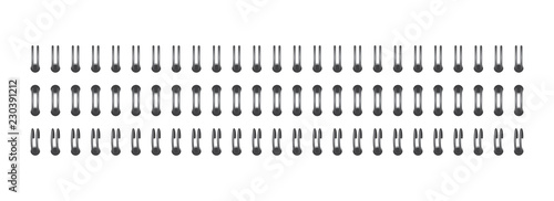 spiral for fastening sheets