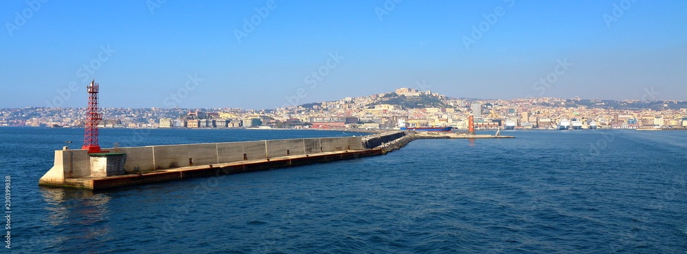 Skyline of Italian city of Naples, in Italy
Skyline of Italian city of Naples, in Italy