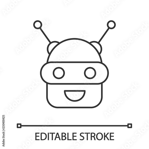 Chatbot linear icon