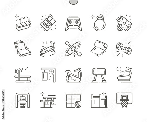 Coach stuff Well-crafted Pixel Perfect Vector Thin Line Icons 30 2x Grid for Web Graphics and Apps. Simple Minimal Pictogram