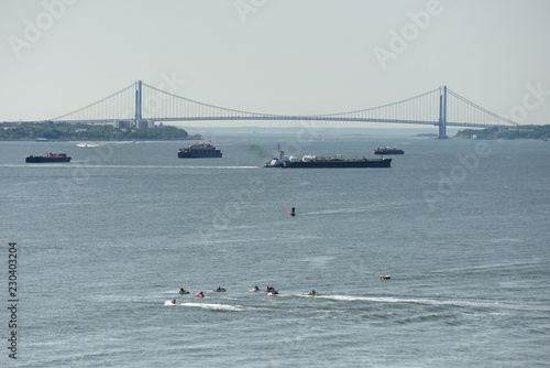 Verrazzano-Narrows Bridge in New York, NY, USA photo