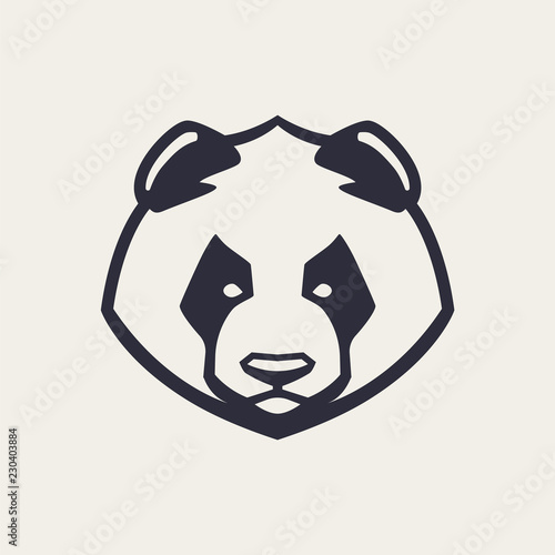 Panda Mascot Vector Icon