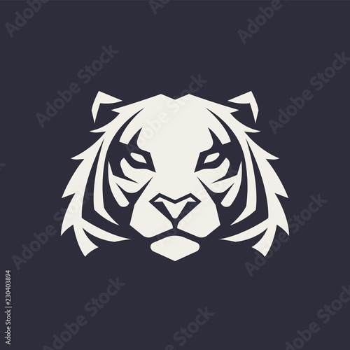 Tiger Mascot Vector Icon