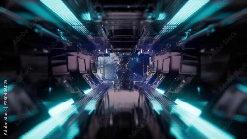 computer generated ride in a spaceship tunnel computer generated ride in a spaceship tunnel