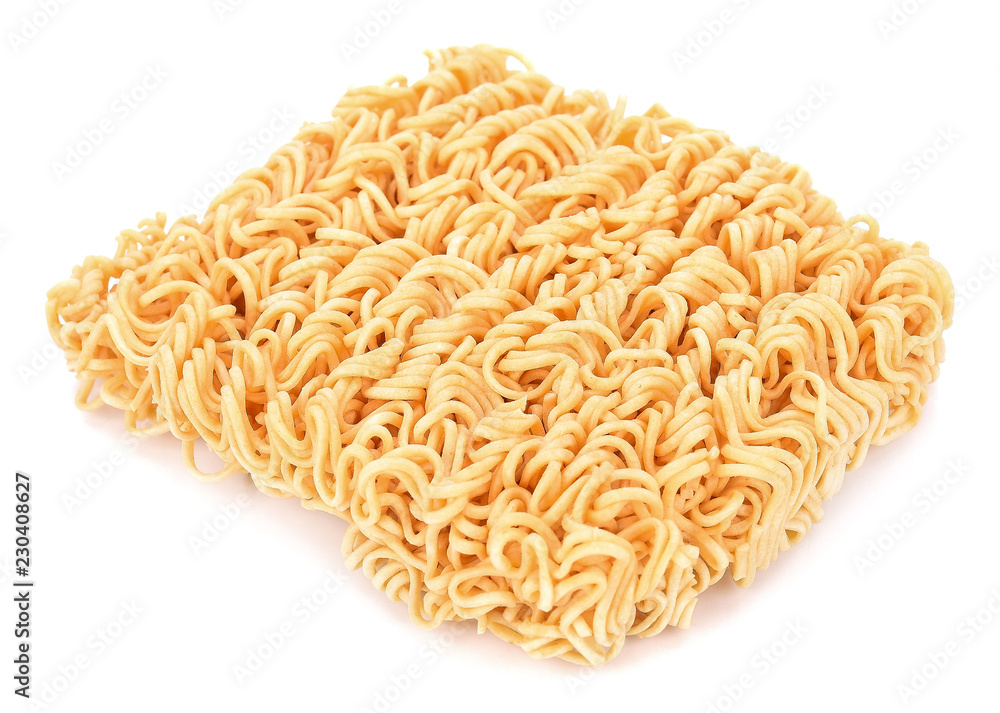 Instant noodles isolated on white background Instant noodles isolated on white background