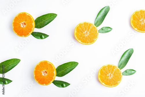 Fresh sliced orange