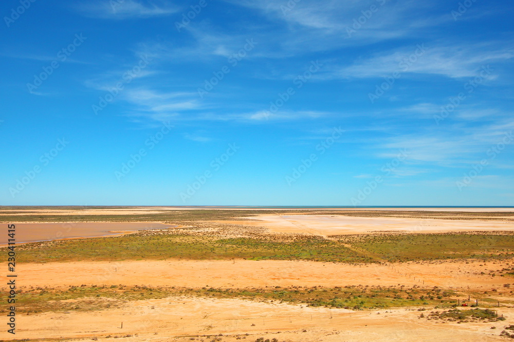 Australian dry plain Australian dry plain