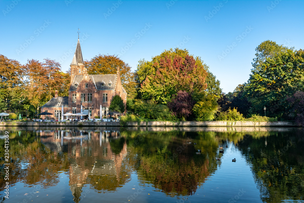 Minnewater Lake in Bruges Minnewater Lake in Bruges