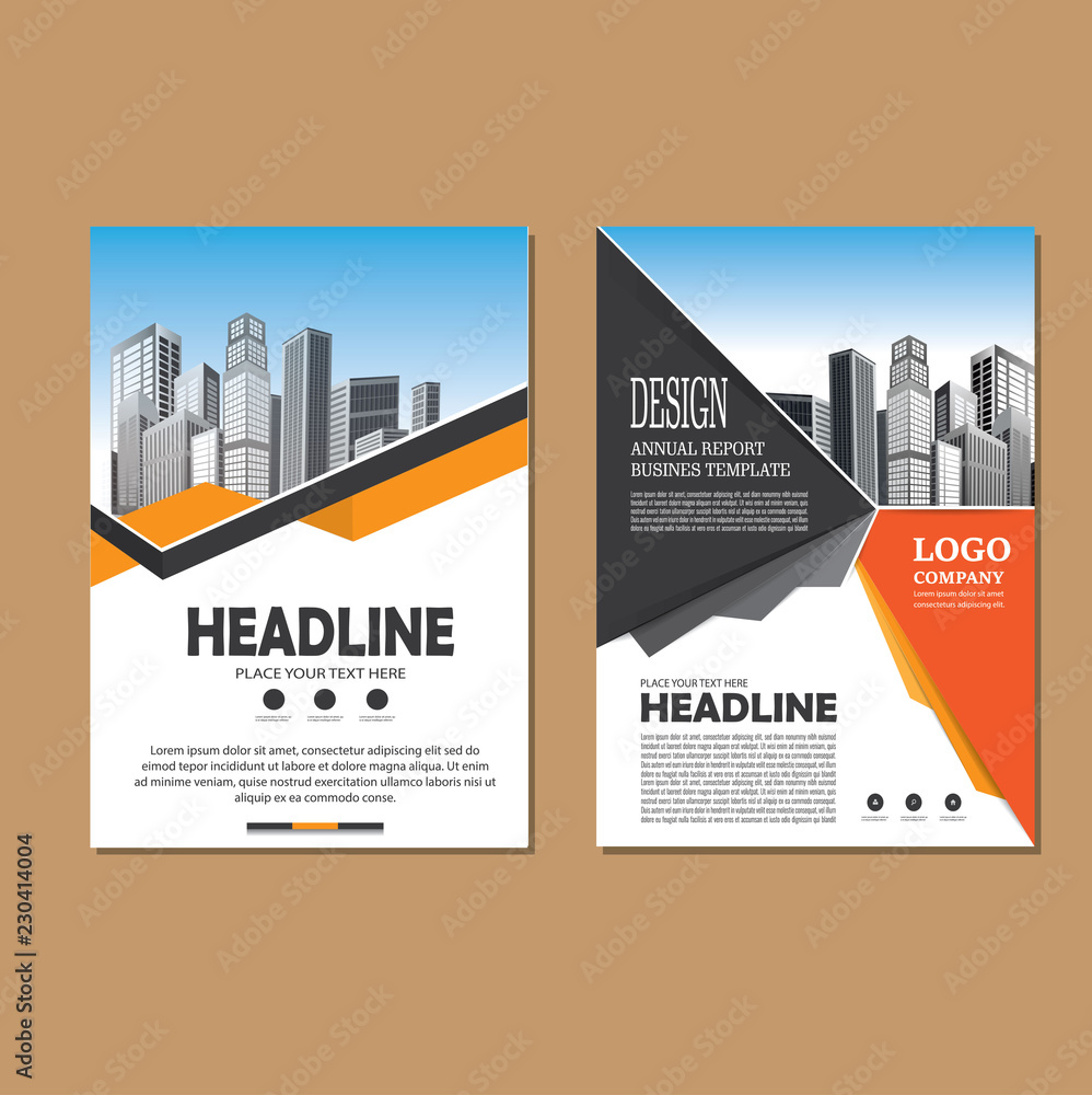 Brochure template layout, cover design annual report, magazine, flyer or booklet in A4 with blue geometric shapes on polygonal background Brochure template layout, cover design annual report, magazine, flyer or booklet in A4 with blue geometric shapes on polygonal background