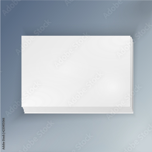 Blank business cards. - Illustration