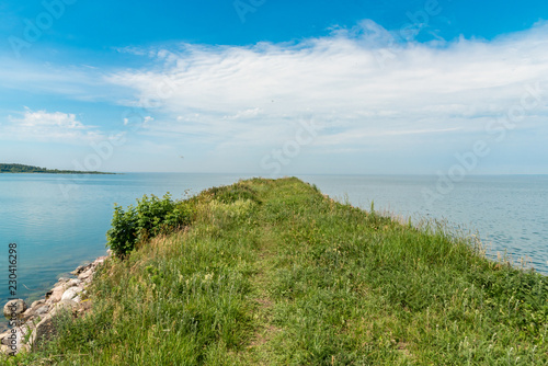 naze with sea and blue sky